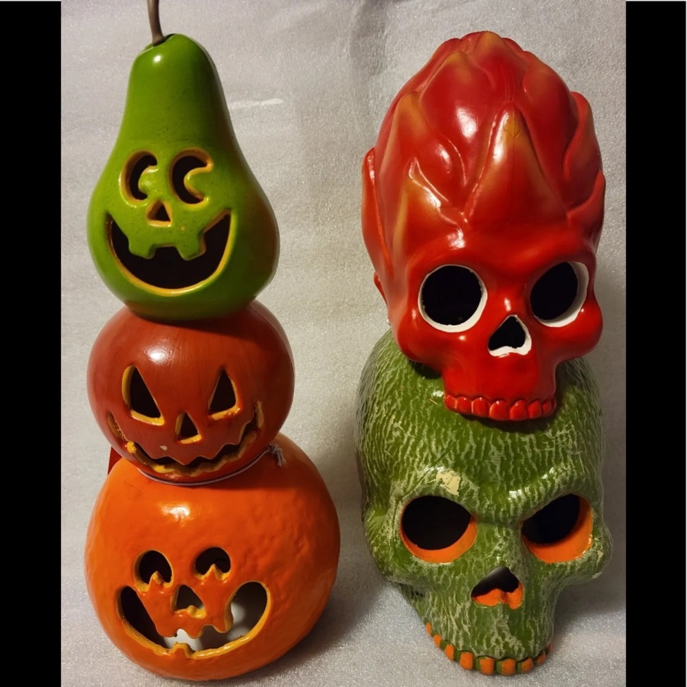 2021 Hyde Eek Lit Fruit Pear Stack Guava Cantelope Skull Bundle Lot Halloween